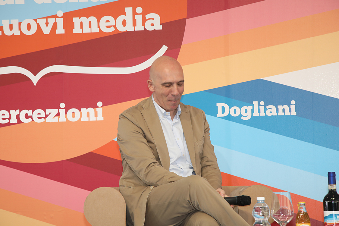 Festival della TV e dei Nuovi Media 2019_191.jpg - Fabrizio Salini e Aldo Grasso L’Amministratore Delegato RAI racconta il suo progetto di media company. Un dialogo tra Fabrizio Salini e Aldo Grasso.